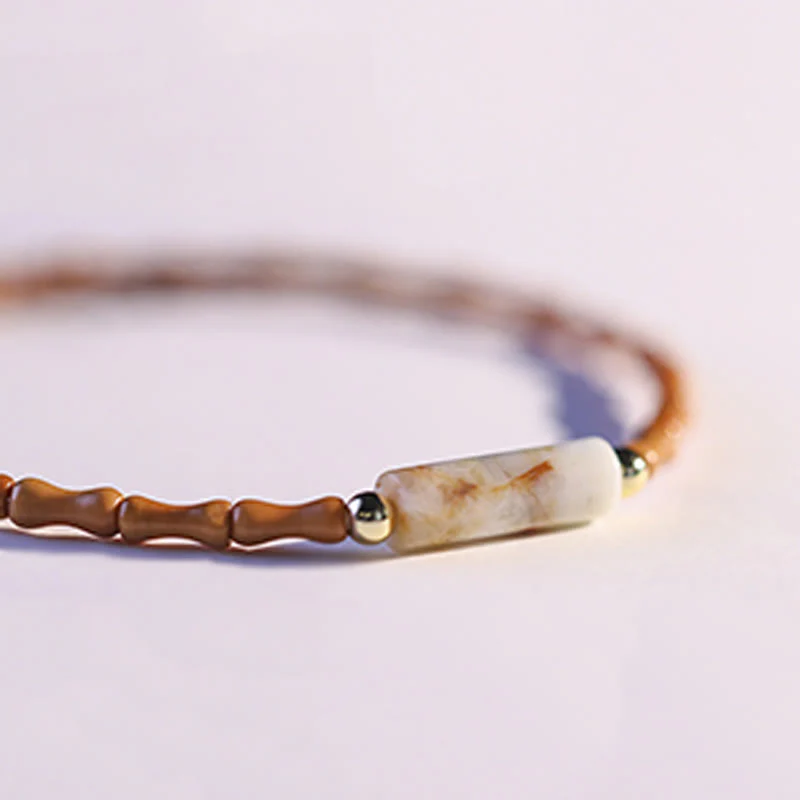 Bracciale della pace con noccioli di oliva ultra-fini Buddha Stones - Image 7