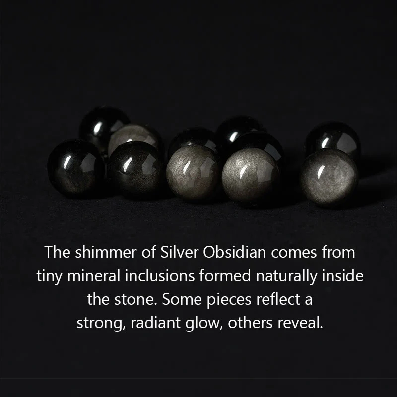 Bracciale di protezione dei cinque elementi in onice nero, ossidiana blu, occhio di tigre blu e Buddha Stones - Image 7