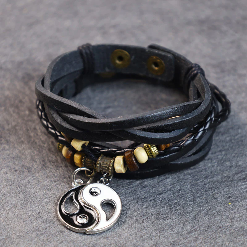 Bracciale equilibrio coppia pendente Yin Yang - Image 3