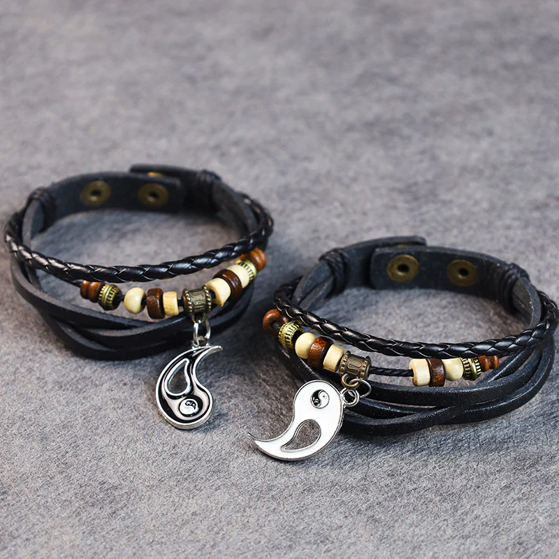 Bracciale equilibrio coppia pendente Yin Yang - Image 4