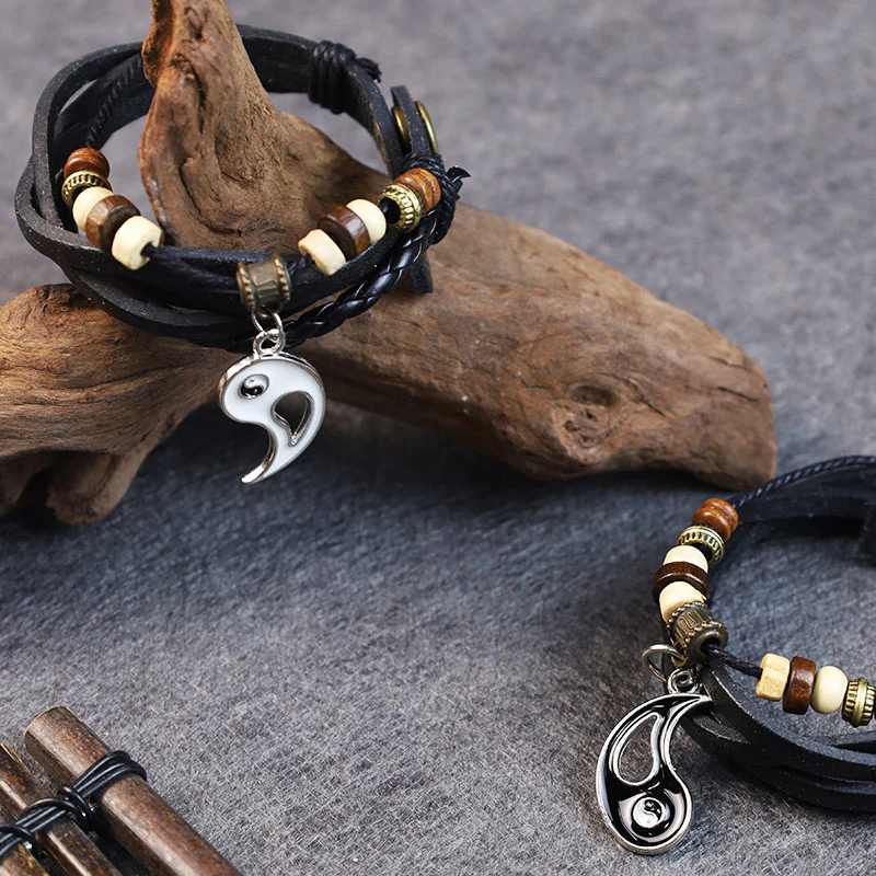 Bracciale equilibrio coppia pendente Yin Yang - Image 5