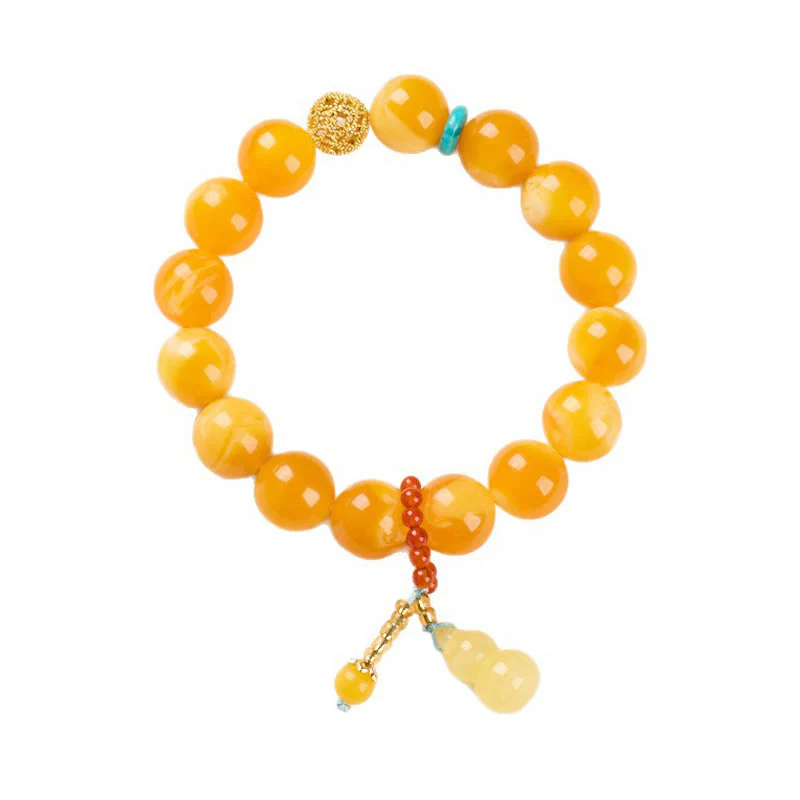 Bracciale multistrato Buddha Stones Amber Gourd Confidence - Image 6