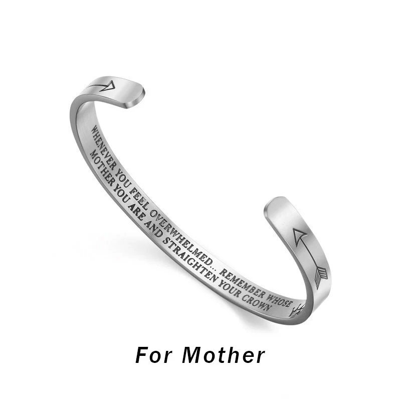Braccialetti ispiratori Buddha Stones , regalo personalizzato per lei e lui, bracciale rigido con mantra inciso, gioielli a corona - Image 2