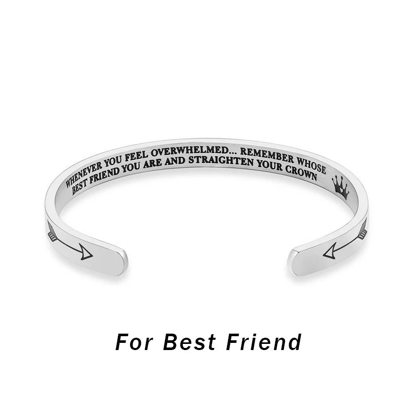 Braccialetti ispiratori Buddha Stones , regalo personalizzato per lei e lui, bracciale rigido con mantra inciso, gioielli a corona - Image 8