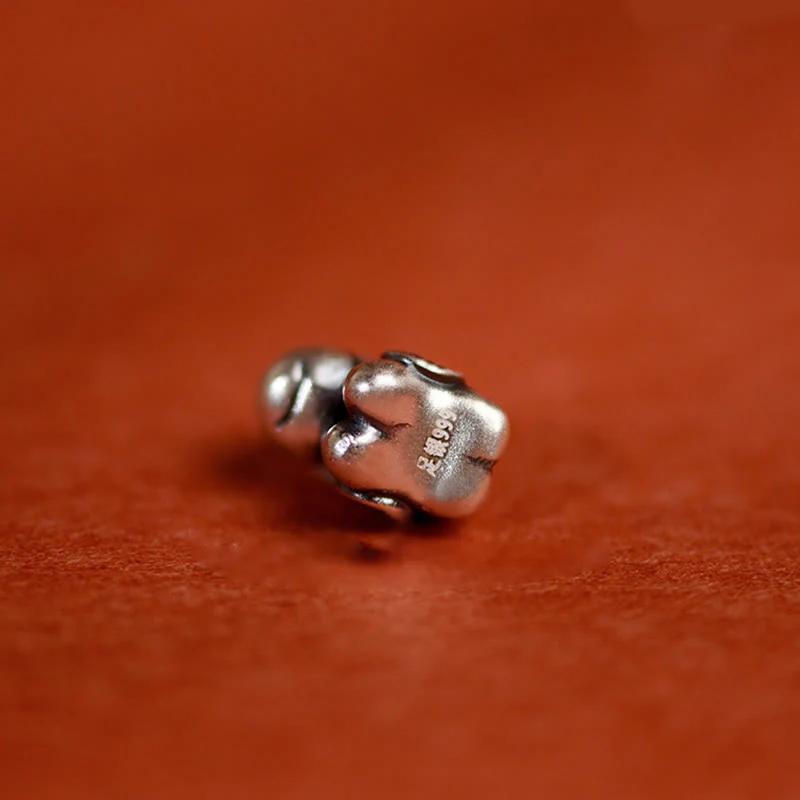 Braccialetto alla caviglia per bambini e adulti con campanella in argento sterling 925 , Buddha Stones, anno del cavallo, in argento sterling 999 - Image 20