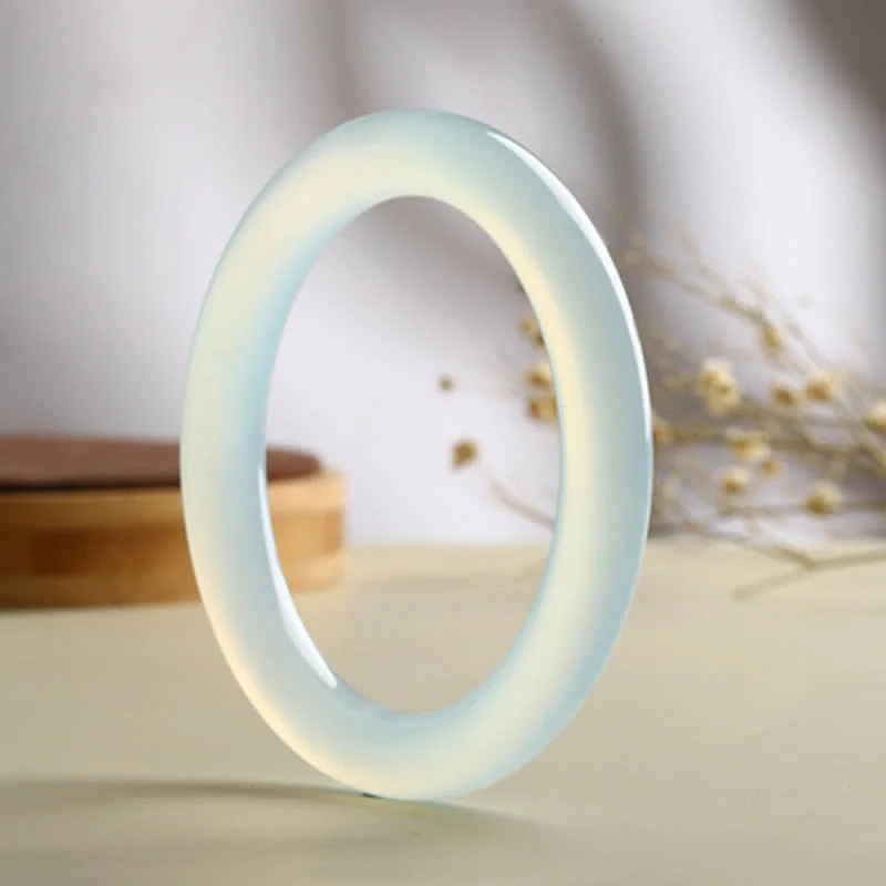 Braccialetto Bangle Blessing Serenity in acquamarina naturale - Image 4