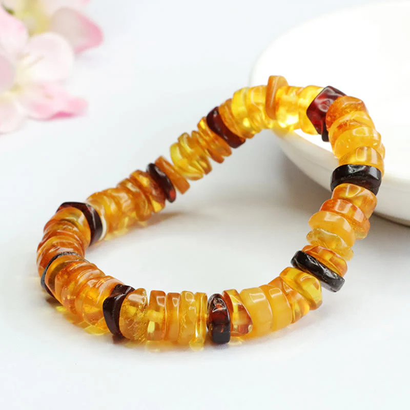 Braccialetto Buddha Stones Ambra Peace Buckle Confidence - Image 3