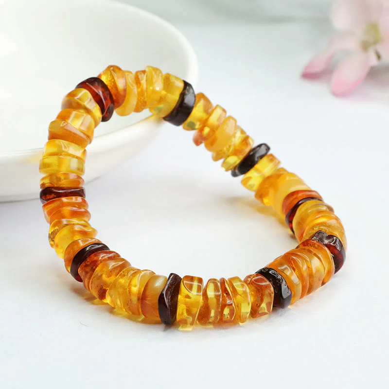 Braccialetto Buddha Stones Ambra Peace Buckle Confidence - Image 4