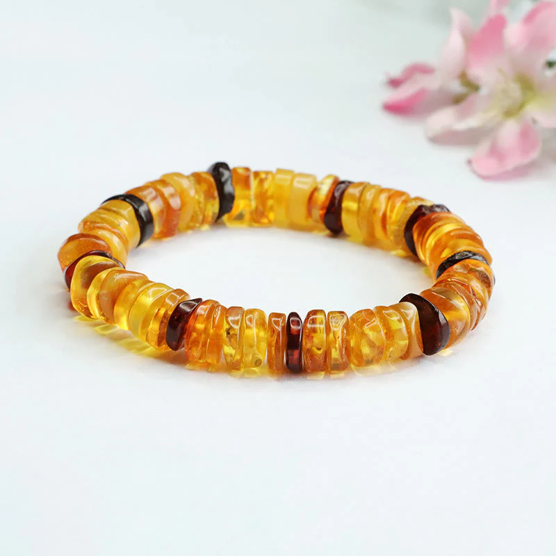 Braccialetto Buddha Stones Ambra Peace Buckle Confidence - Image 5