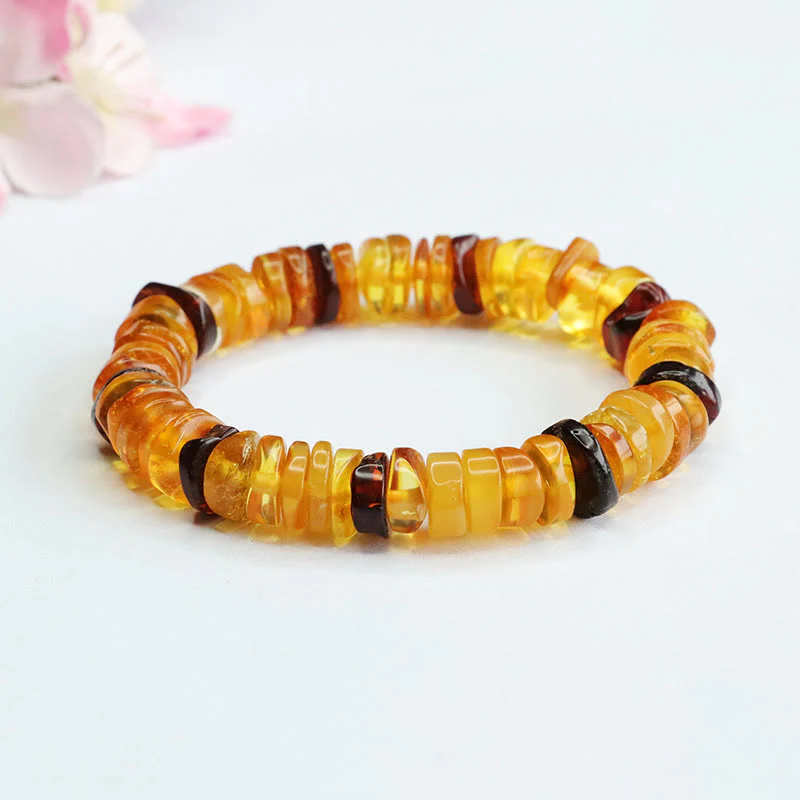 Braccialetto Buddha Stones Ambra Peace Buckle Confidence - Image 8
