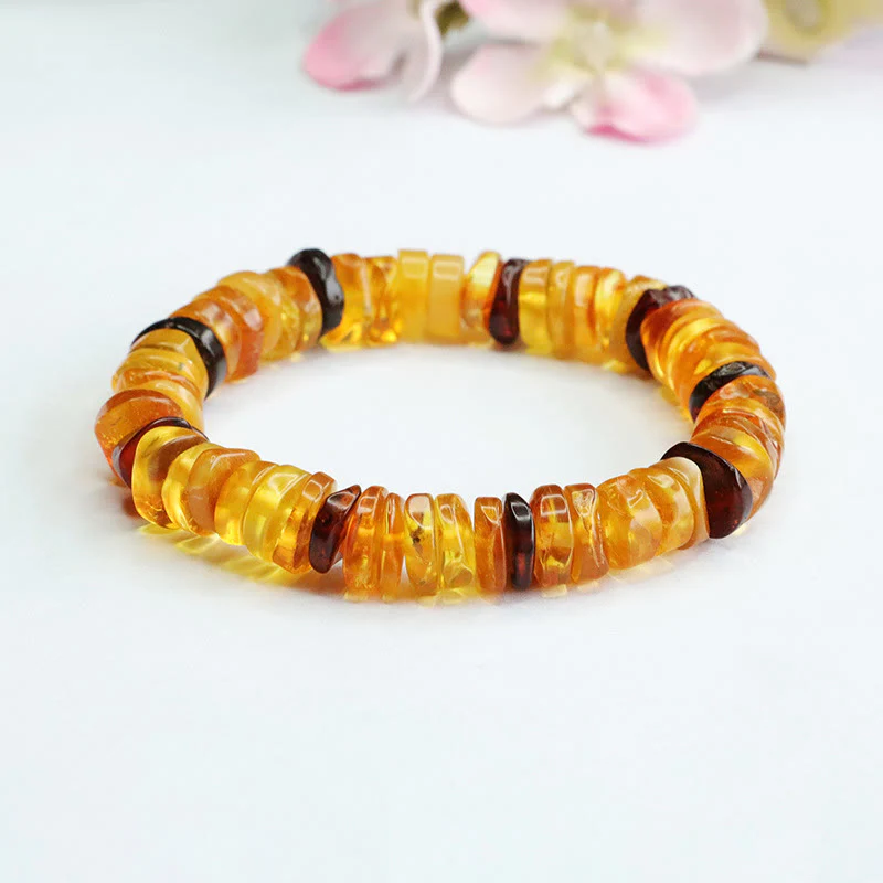 Braccialetto Buddha Stones Ambra Peace Buckle Confidence - Image 9