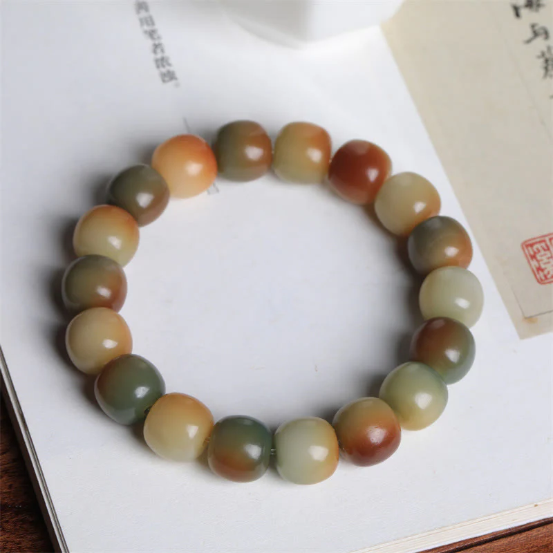 Braccialetto Buddha Stones colorato Bodhi Seed Peace Wisdom - Image 3