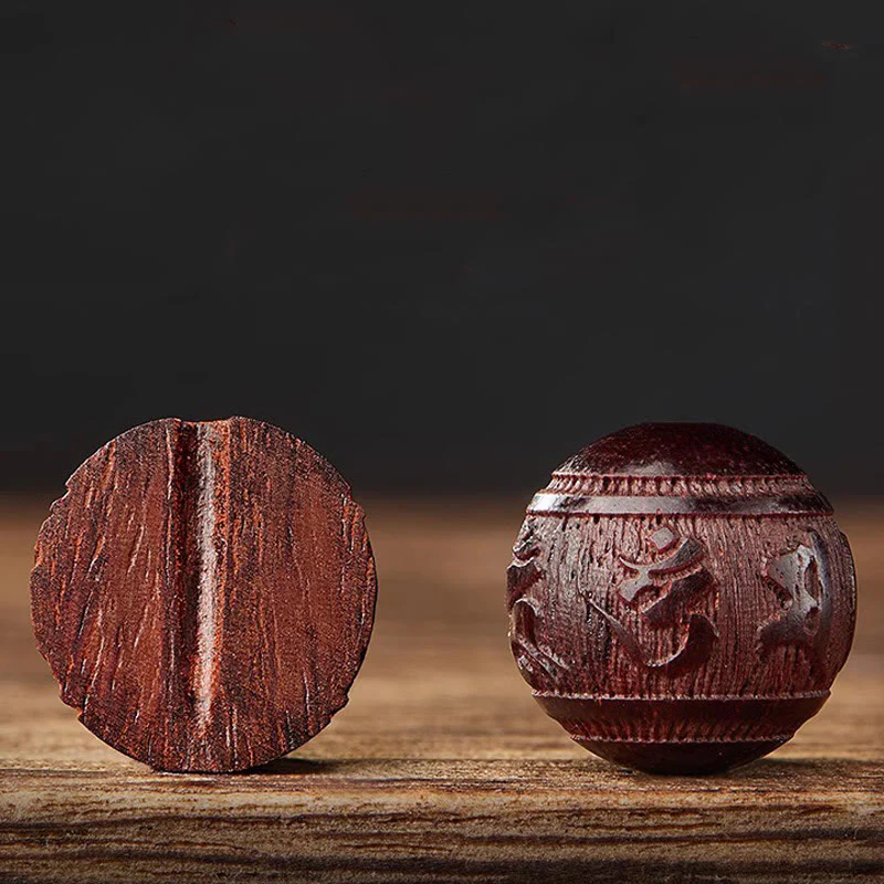 Braccialetto Buddha Stones con piccola foglia di sandalo rosso, cinque direzioni, divinità della ricchezza e della calma - Image 19