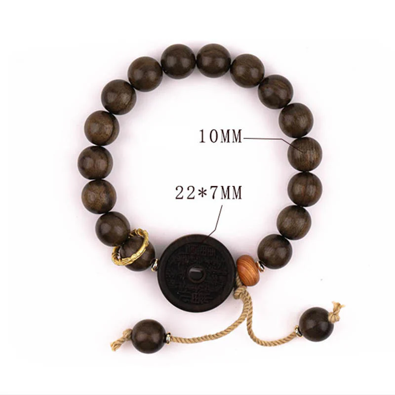 Braccialetto Buddha Stones Ebony Wood Mountain Ghosts Spendi Soldi Equilibrio - Image 7
