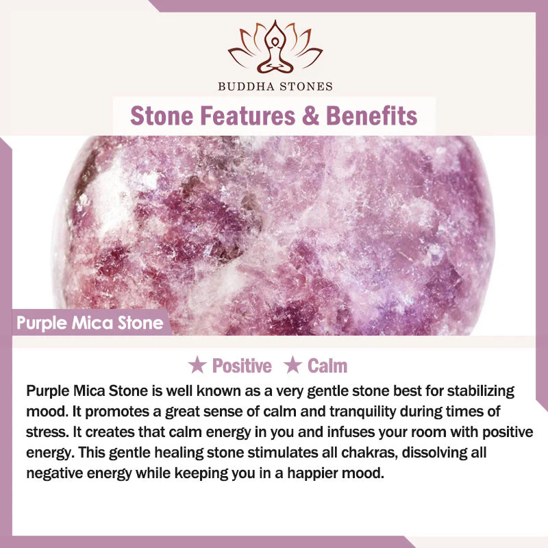 Braccialetto Buddha Stones Keep Calm Purple Series Healing Love - Image 17