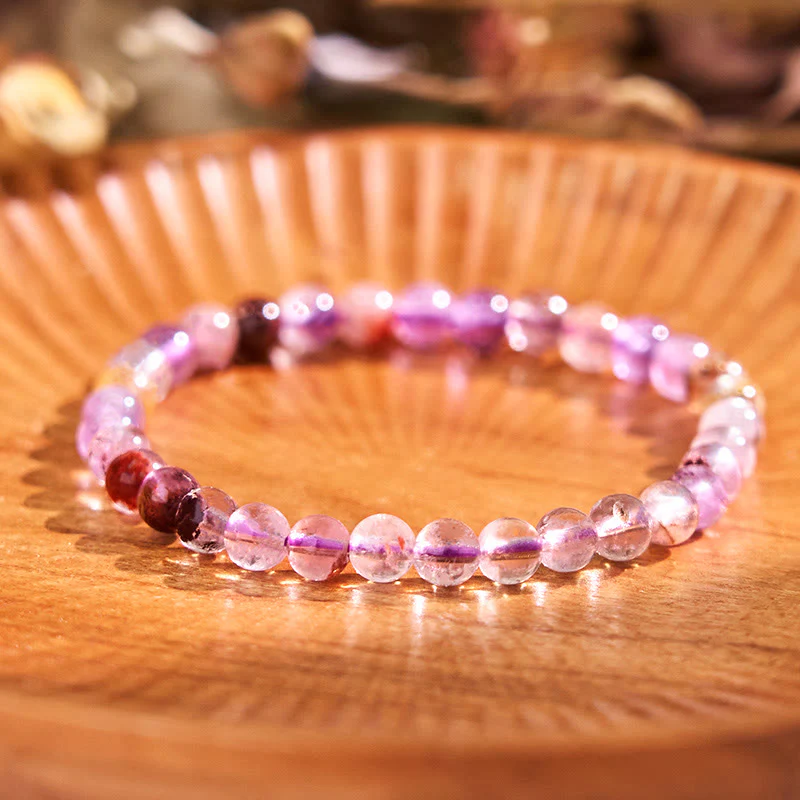 Braccialetto Buddha Stones Keep Calm Purple Series Healing Love - Image 21