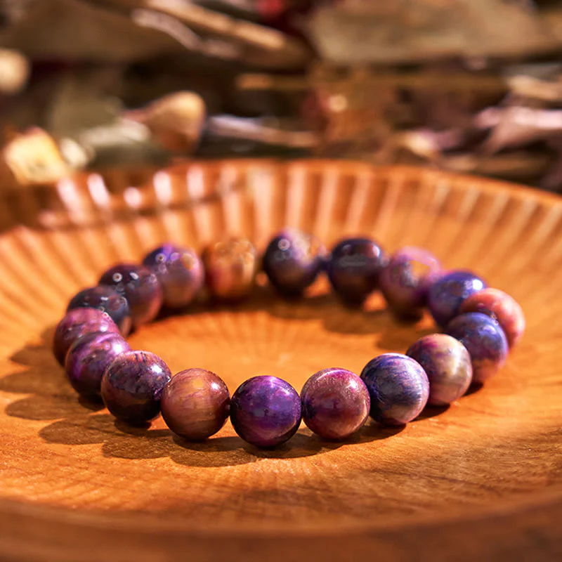 Braccialetto Buddha Stones Keep Calm Purple Series Healing Love - Image 7