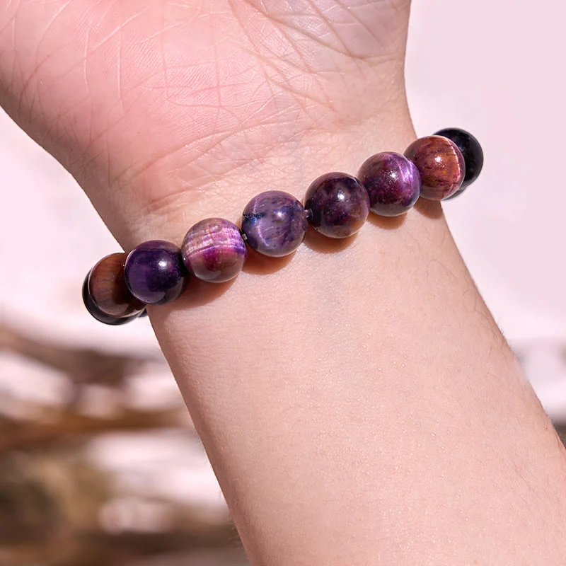 Braccialetto Buddha Stones Keep Calm Purple Series Healing Love - Image 8