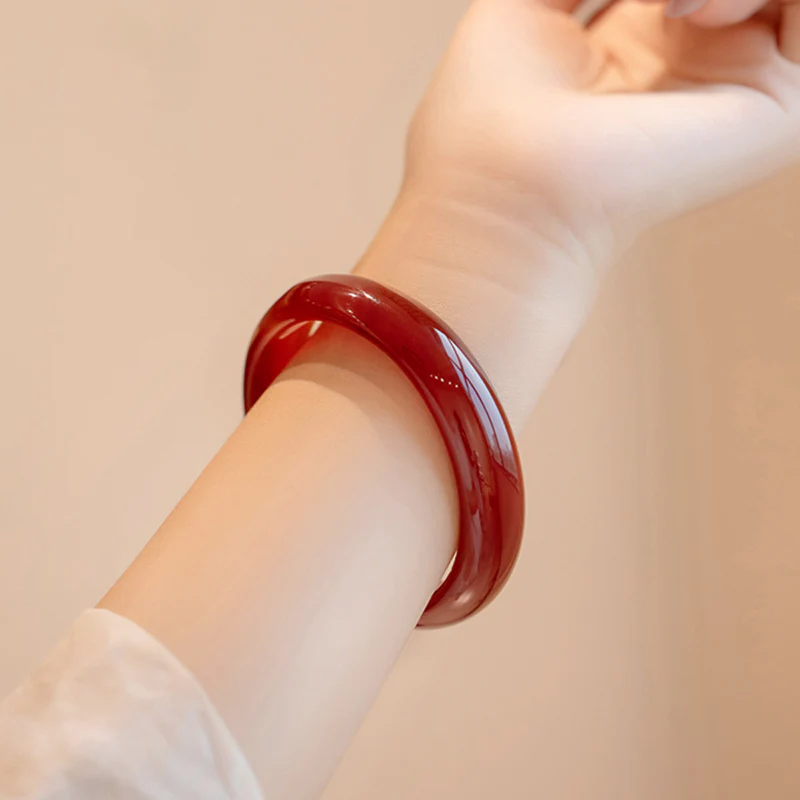 Braccialetto Buddha Stones Natural Red Agate Confidence - Image 3