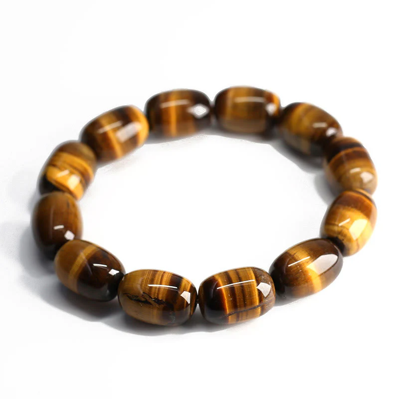 Braccialetto Buddha Stones Natural Tiger Eye Stone Integrity Willpower - Image 3