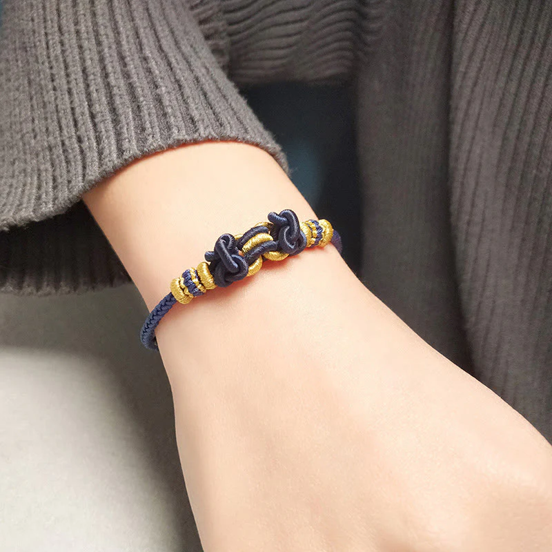 Braccialetto Buddha Stones Red String Saddle Knot Strength - Image 14