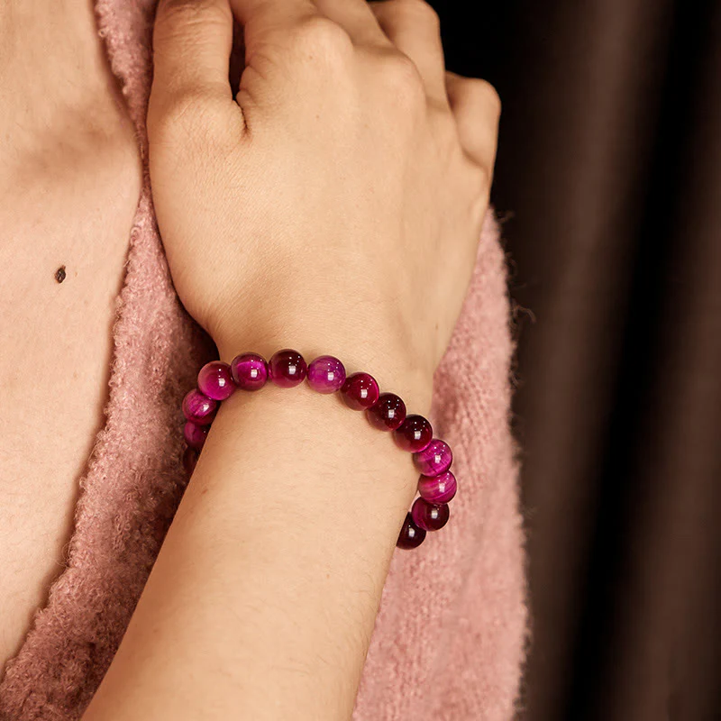 Braccialetto Buddha Stones Red Tiger Eye Calm - Image 5
