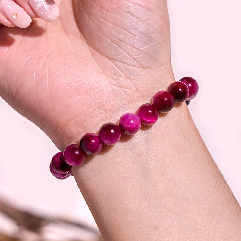 Braccialetto Buddha Stones Red Tiger Eye Calm - Image 9
