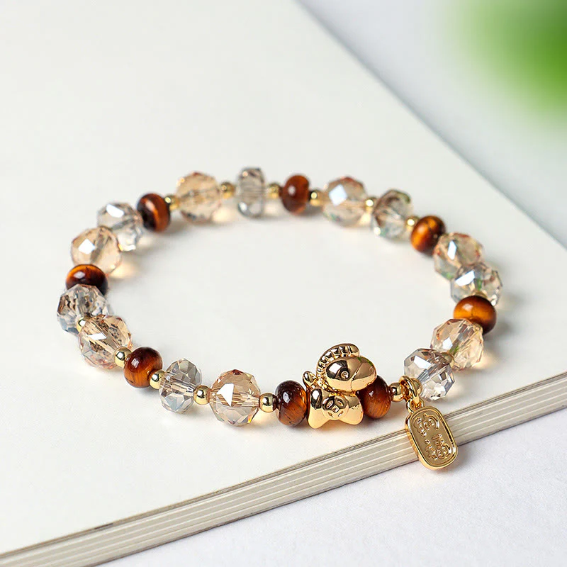 Braccialetto Buddha Stones Tiger Eye Ice Ossidiana Pearl Year of the Horse Lucky Fortune Prosperity - Image 17