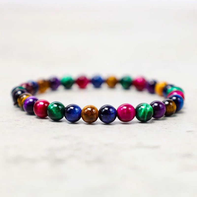 Braccialetto Buddha Stones Tiger Eye Resolve Courage - Image 3
