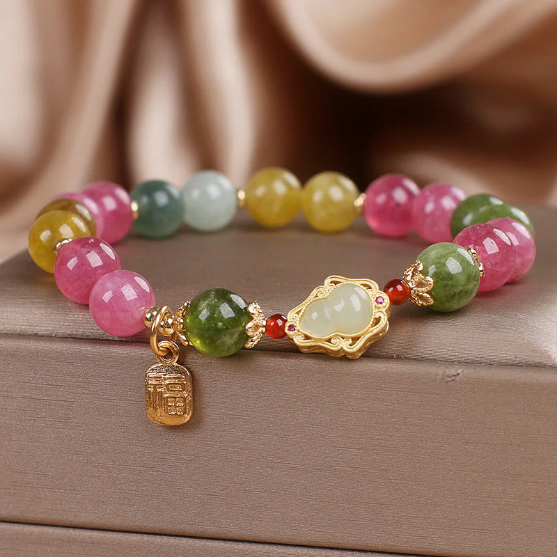 Braccialetto Buddha Stones Tormalina Fu Character Love - Image 2