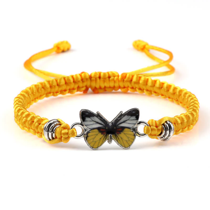 Braccialetto con ciondolo a forma di corda con farfalla Buddha Stones, libertà e amore - Image 23