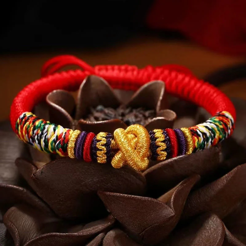 Braccialetto della fede con nodo di King Kong in argento sterling 925 con Buddha Stones Om Mani Padme Hum - Image 10