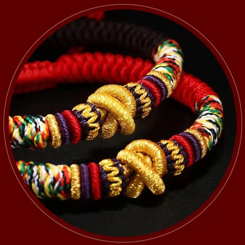 Braccialetto della fede con nodo di King Kong in argento sterling 925 con Buddha Stones Om Mani Padme Hum - Image 14