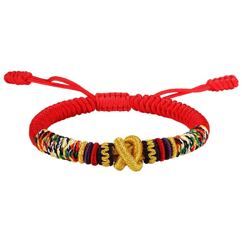 Braccialetto della fede con nodo di King Kong in argento sterling 925 con Buddha Stones Om Mani Padme Hum - Image 15