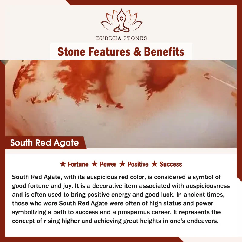 Braccialetto della fortuna Buddha Stones South Red Agate Butterfly Orchid Hetian Jade - Image 7