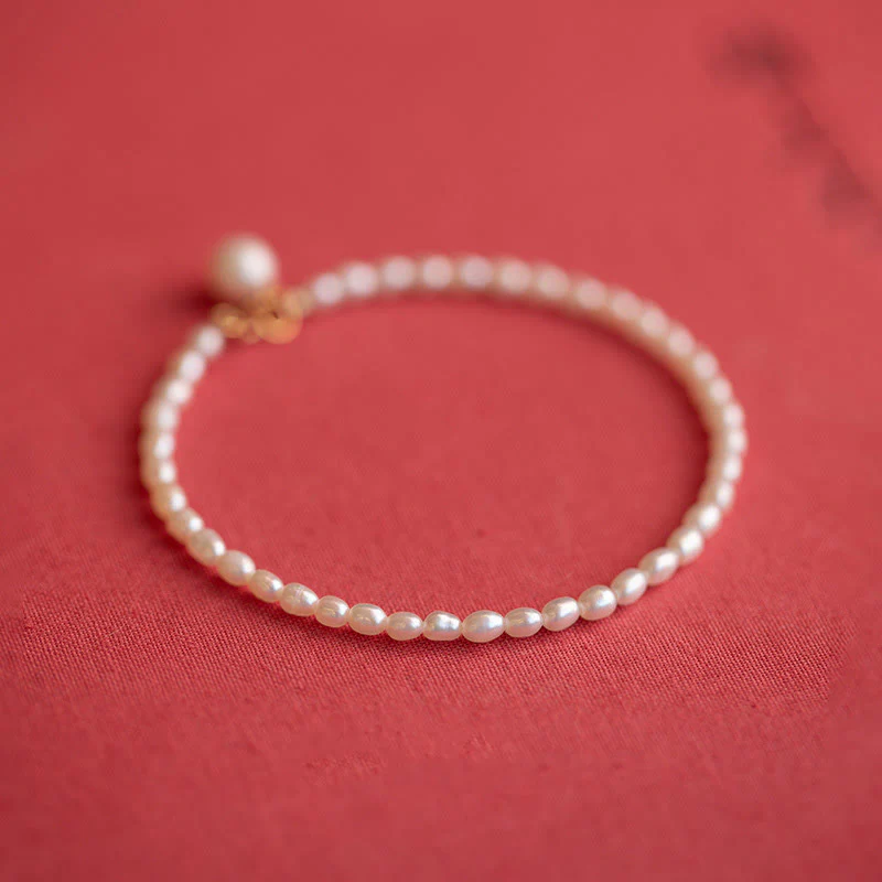 Braccialetto della saggezza in rame placcato oro 14k con perle naturali da 2 mm e perle ultrasottili Buddha Stones - Image 20