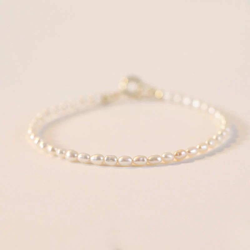 Braccialetto della saggezza in rame placcato oro 14k con perle naturali da 2 mm e perle ultrasottili Buddha Stones - Image 8