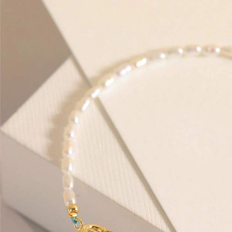 Braccialetto della saggezza in rame placcato oro 14k con perle ultrasottili di perle turchesi da 2 mm Buddha Stones - Image 14