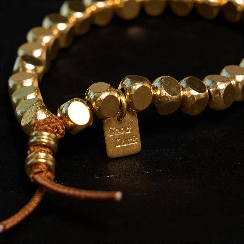 Braccialetto di buona fortuna e cura di sé con corda di rame Buddha Stones - Image 3