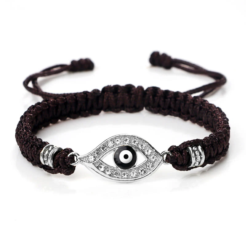 Braccialetto di corda Buddha Stones Evil Eye Keep Away Evil Spirits - Image 10