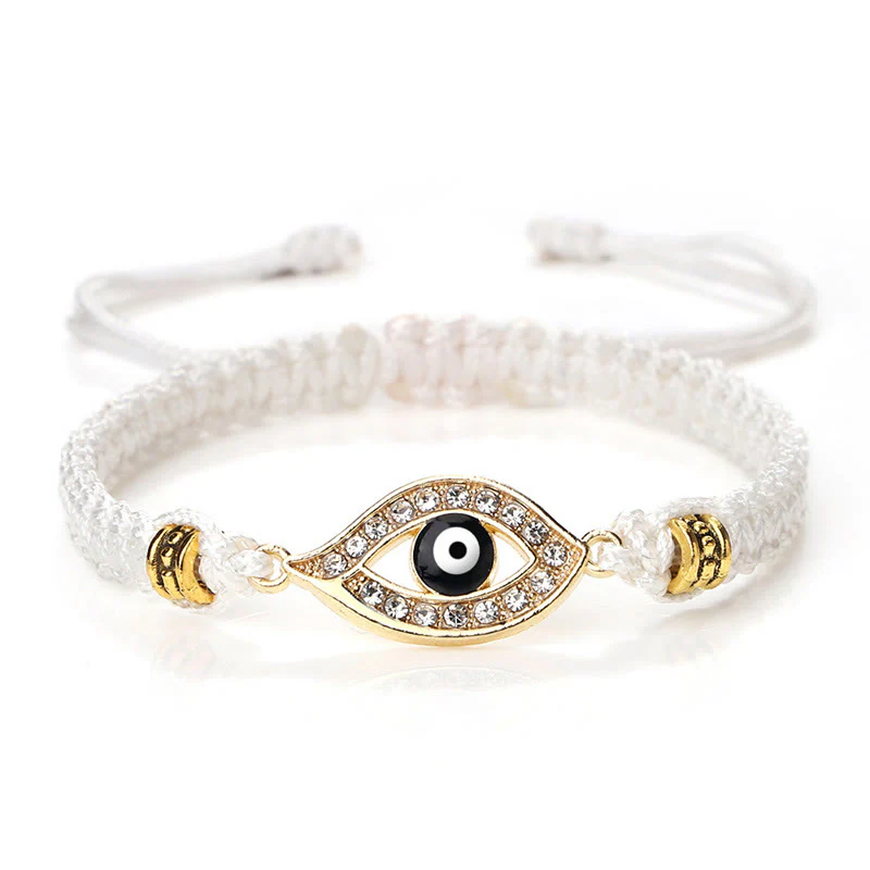 Braccialetto di corda Buddha Stones Evil Eye Keep Away Evil Spirits - Image 12