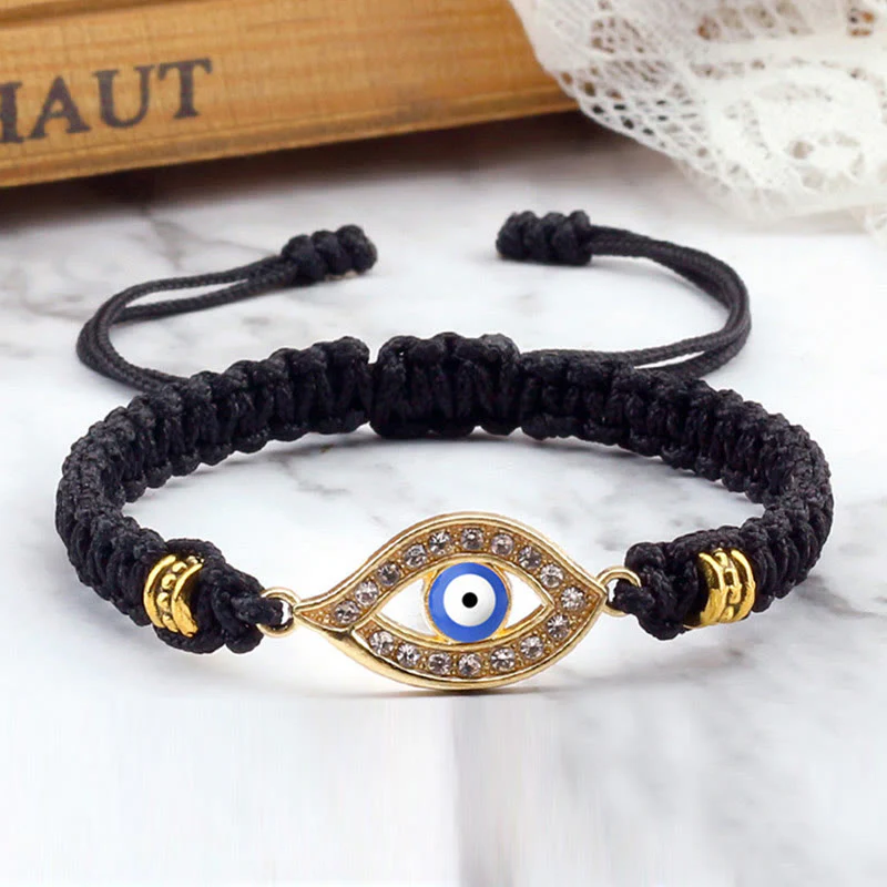 Braccialetto di corda Buddha Stones Evil Eye Keep Away Evil Spirits - Image 18