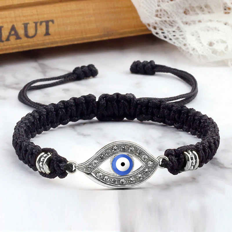 Braccialetto di corda Buddha Stones Evil Eye Keep Away Evil Spirits - Image 20