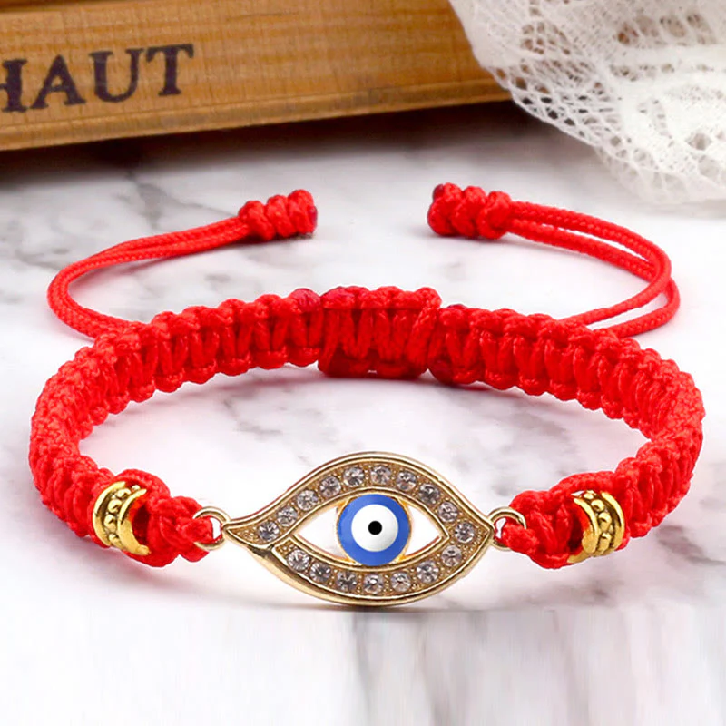 Braccialetto di corda Buddha Stones Evil Eye Keep Away Evil Spirits - Image 23