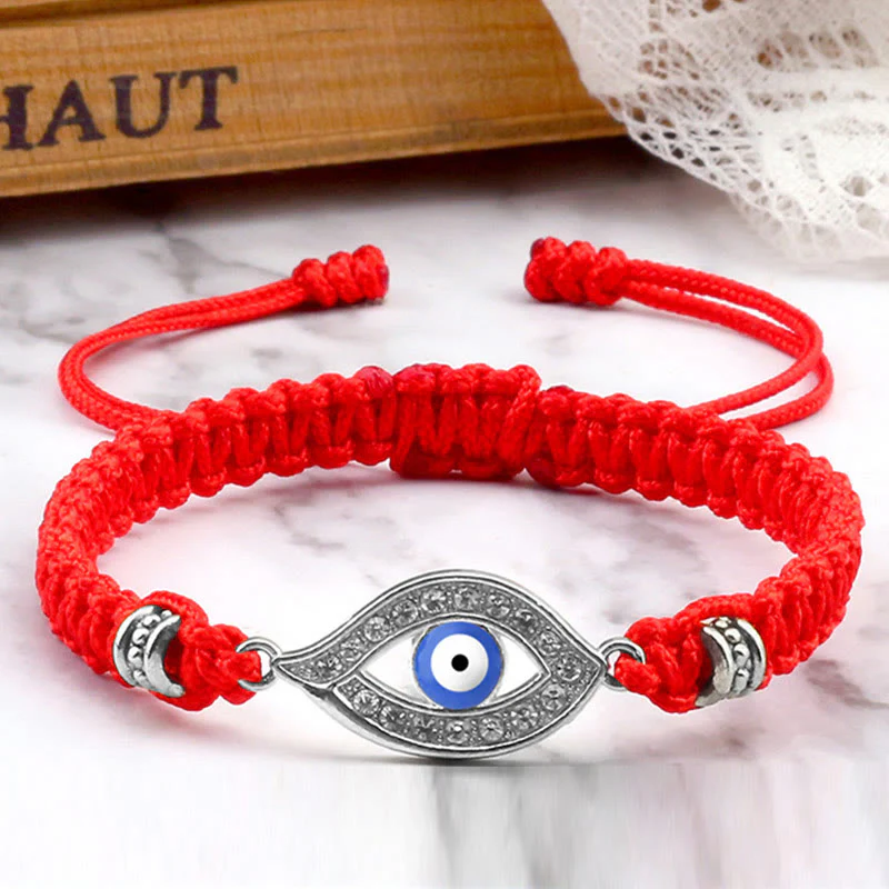 Braccialetto di corda Buddha Stones Evil Eye Keep Away Evil Spirits - Image 25