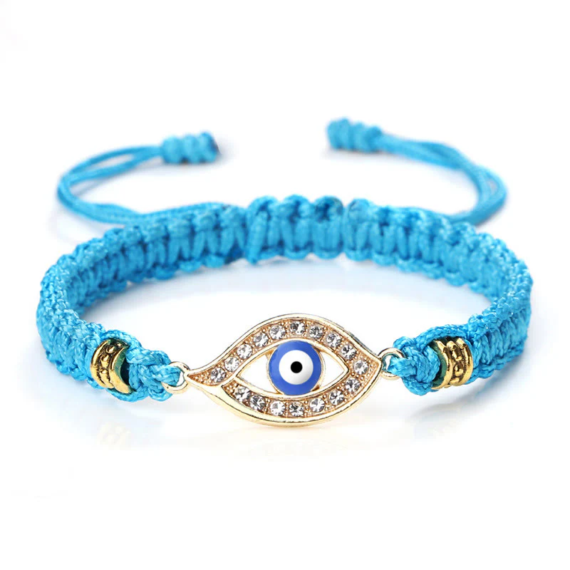 Braccialetto di corda Buddha Stones Evil Eye Keep Away Evil Spirits - Image 26