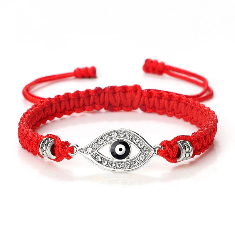 Braccialetto di corda Buddha Stones Evil Eye Keep Away Evil Spirits - Image 3