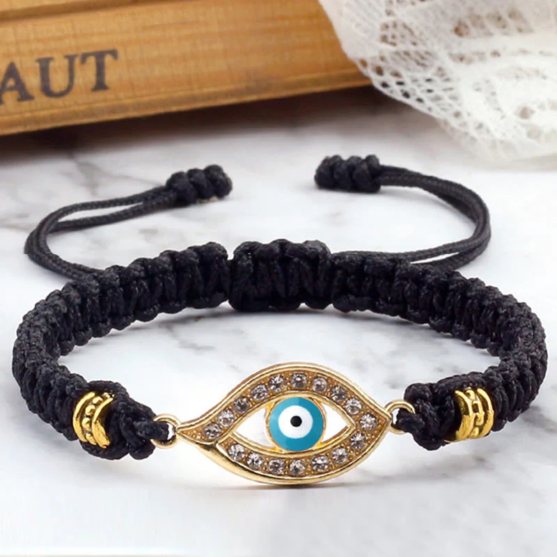 Braccialetto di corda Buddha Stones Evil Eye Keep Away Evil Spirits - Image 33