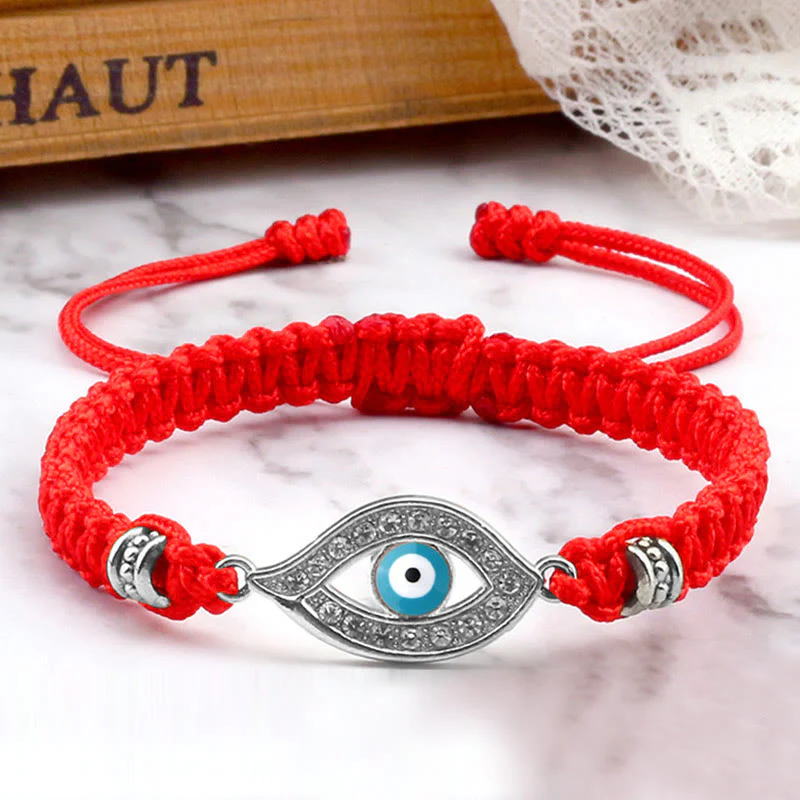 Braccialetto di corda Buddha Stones Evil Eye Keep Away Evil Spirits - Image 40