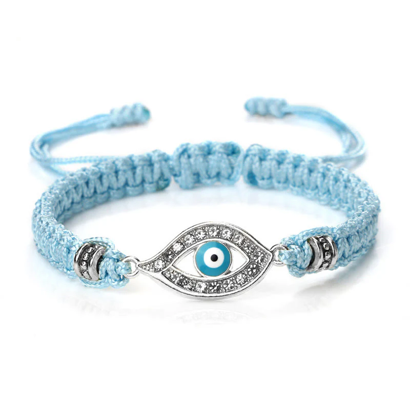Braccialetto di corda Buddha Stones Evil Eye Keep Away Evil Spirits - Image 42